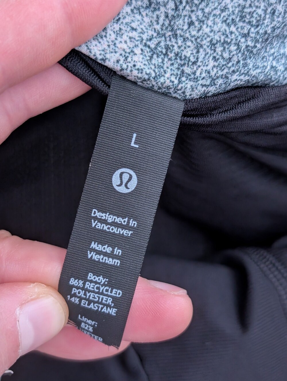 Like New! Lululemon Surge Lined Shorts 6”, Spray Camo Silver Blue Multi - Picture 10 of 10